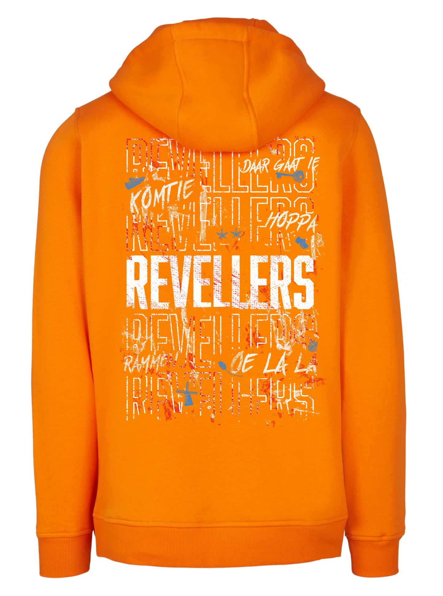 Revellers Hoodie Koningsdag Oranje Limited Edition