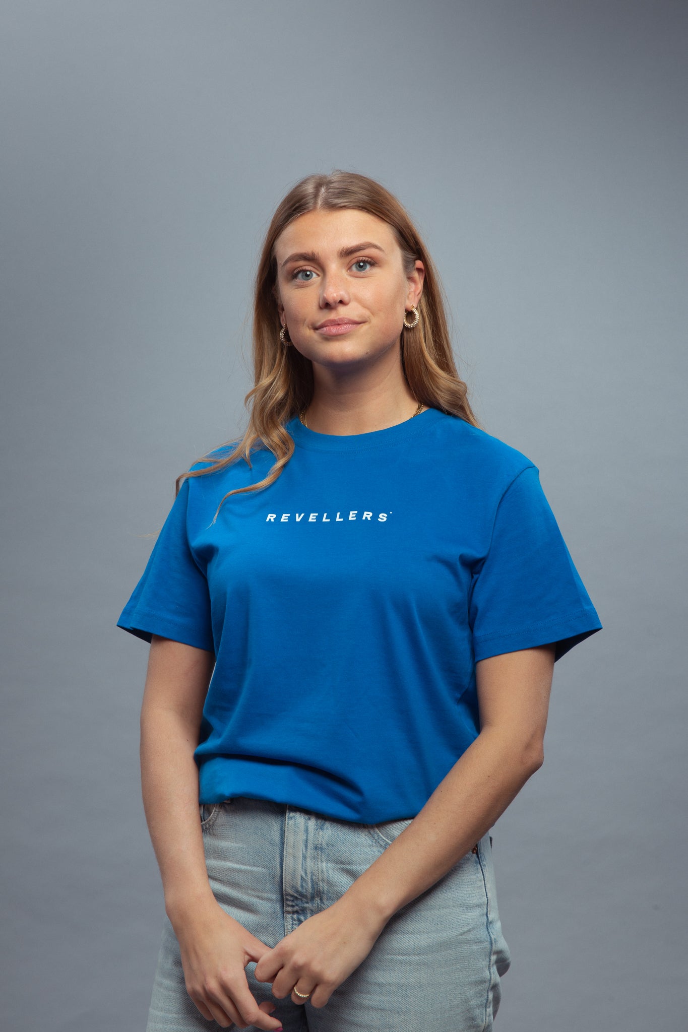 Revellers T-shirt Regular Blauw