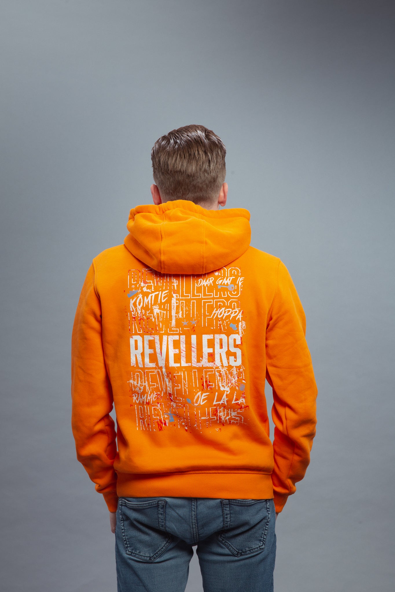 Revellers Hoodie Koningsdag Oranje Limited Edition
