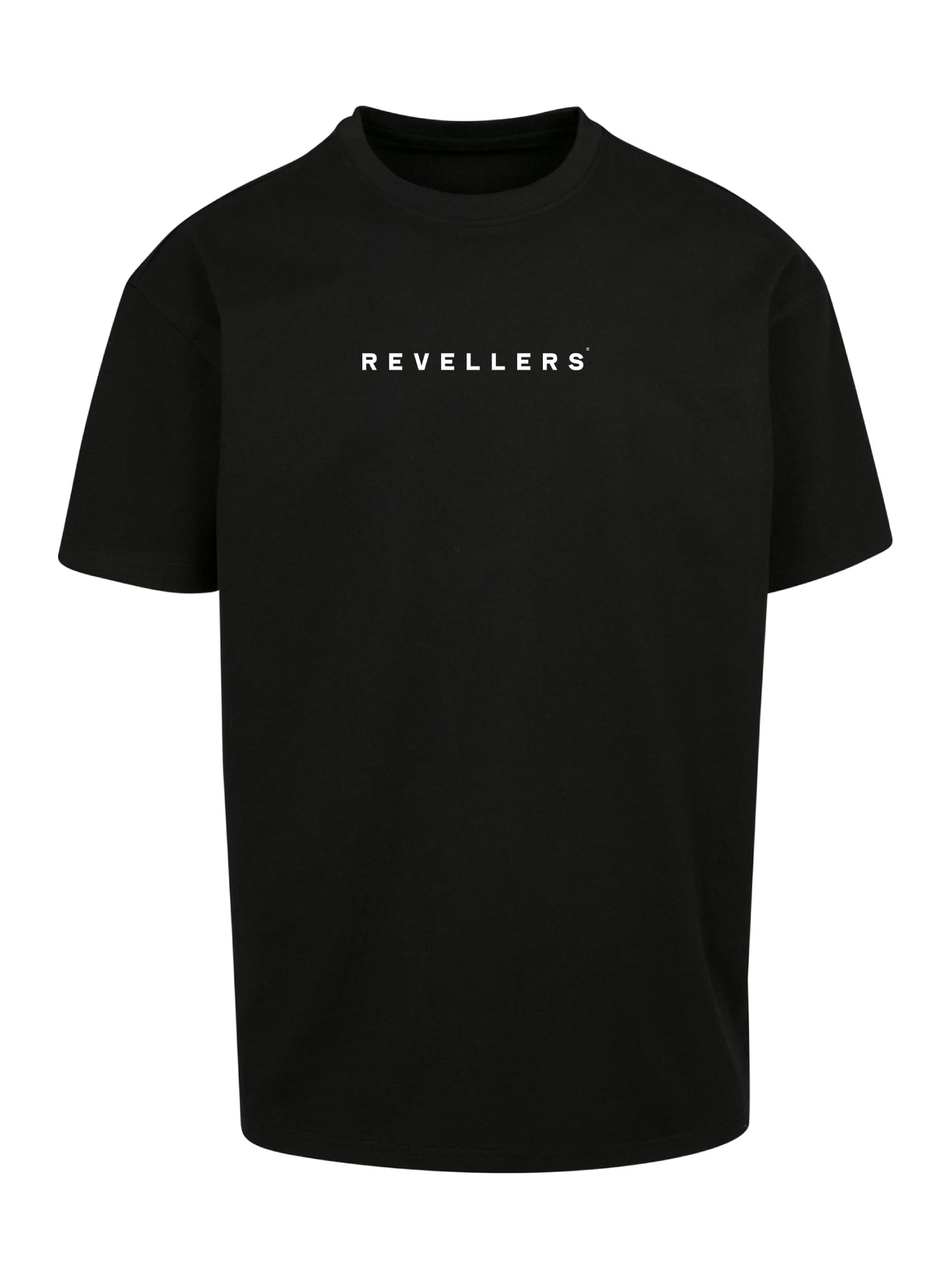 Revellers T-shirt Oversized Zwart